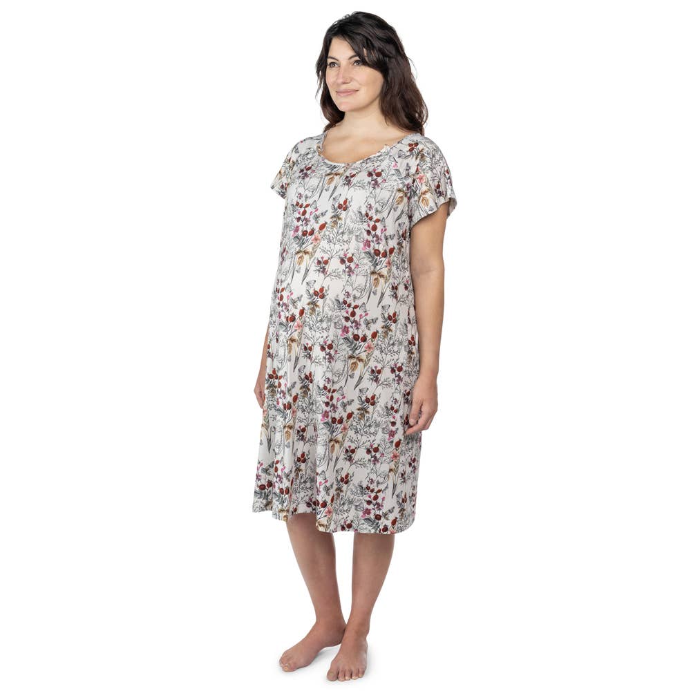 Floral Labor ~ Delivery ~ Nursing Gown