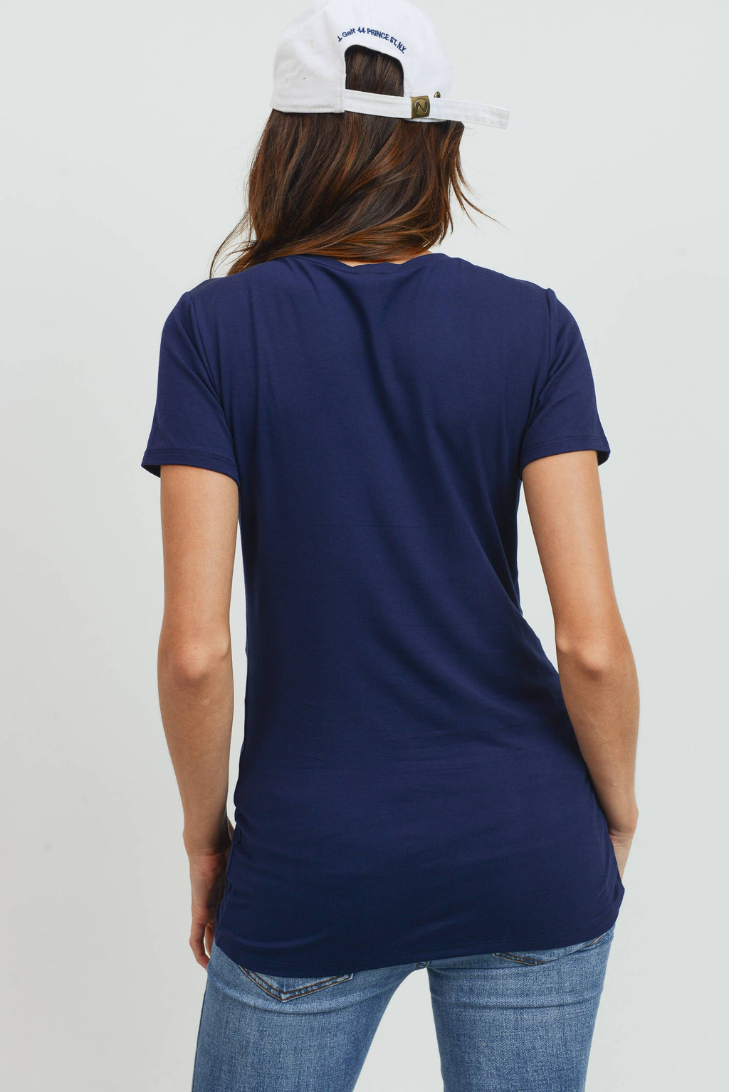 White Basic Crew Neck T-Shirt