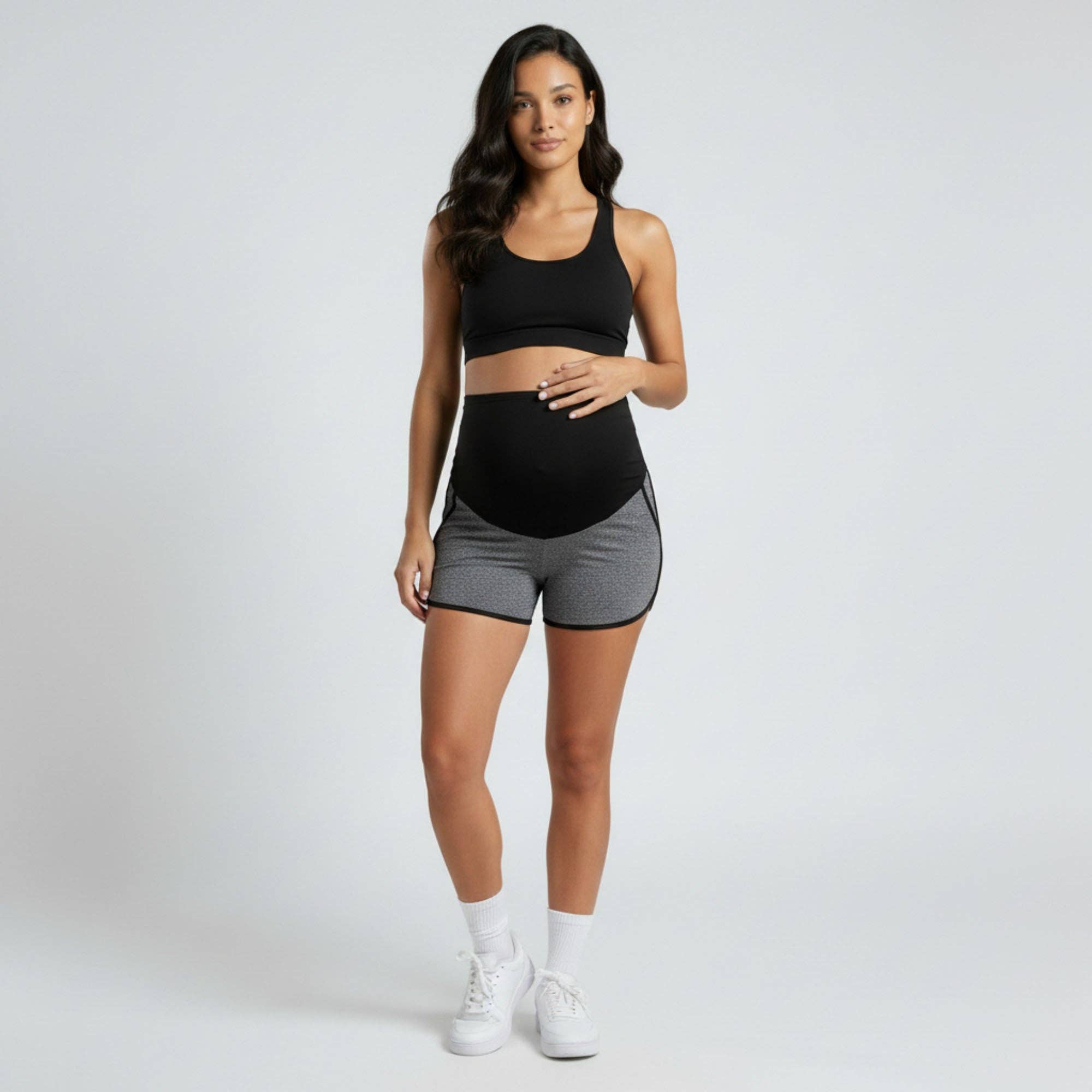 Heather Grey Athletic Shorts