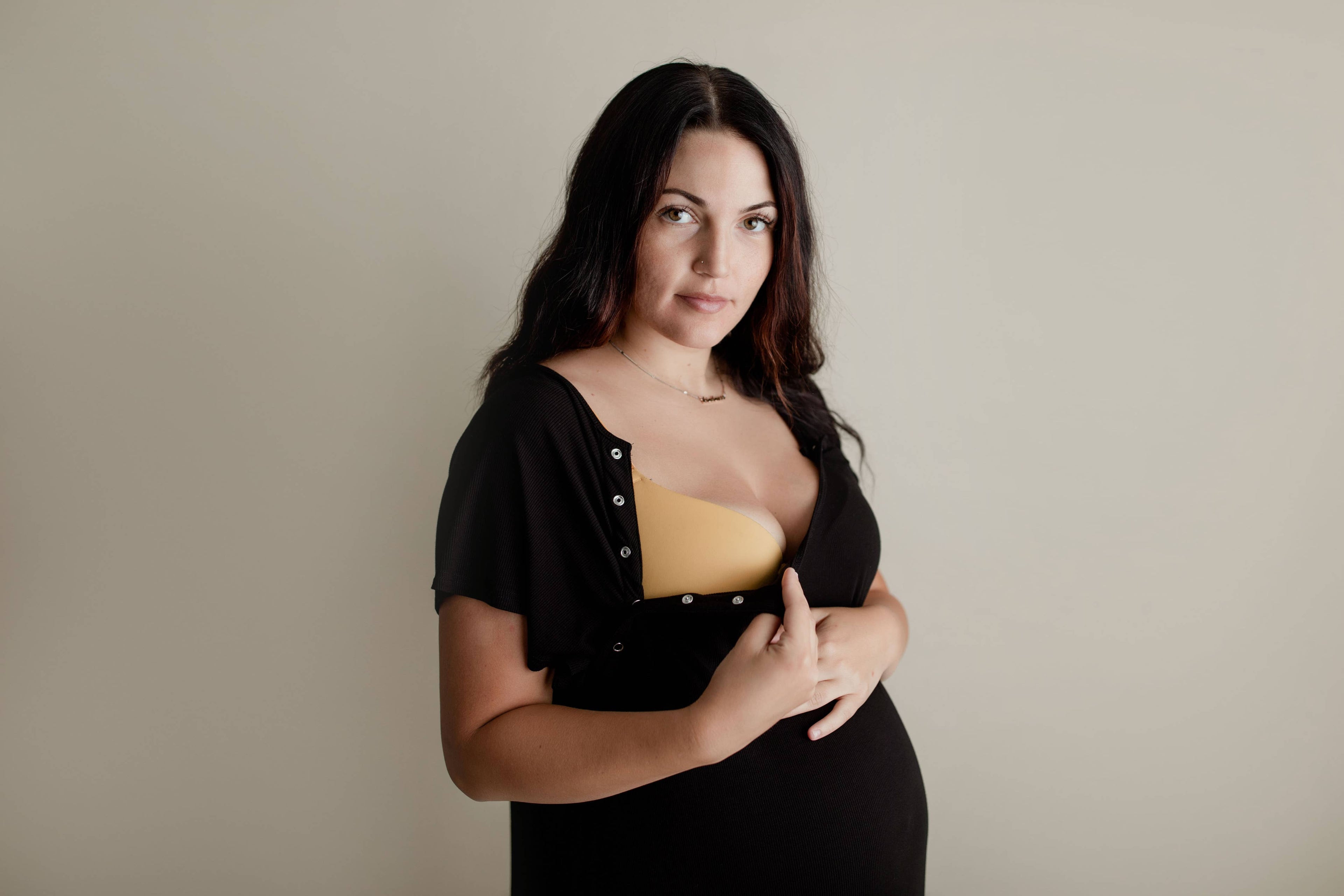 Black Labor ~ Delivery ~ Nursing Gown