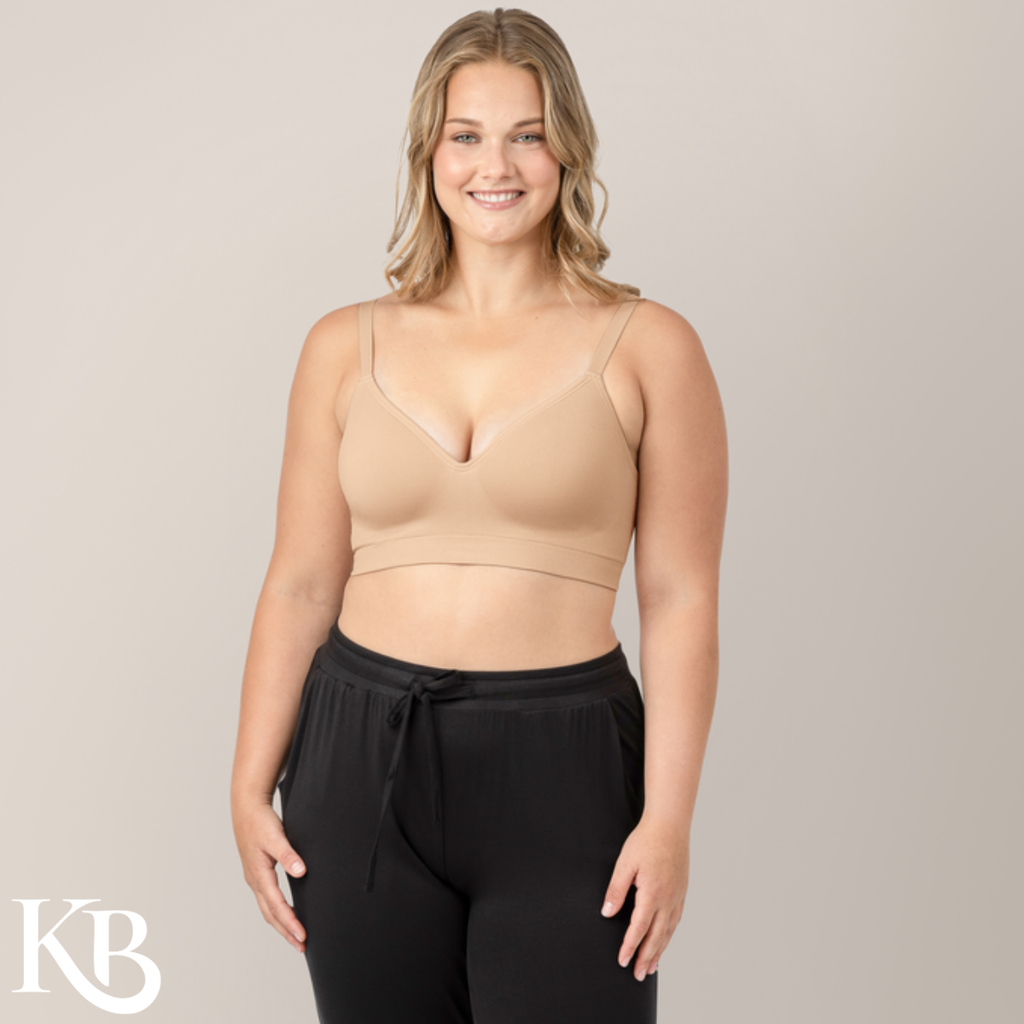 Nude Busty KINDRED FOREVER Everly Wireless Contour Bra NON-NURSING