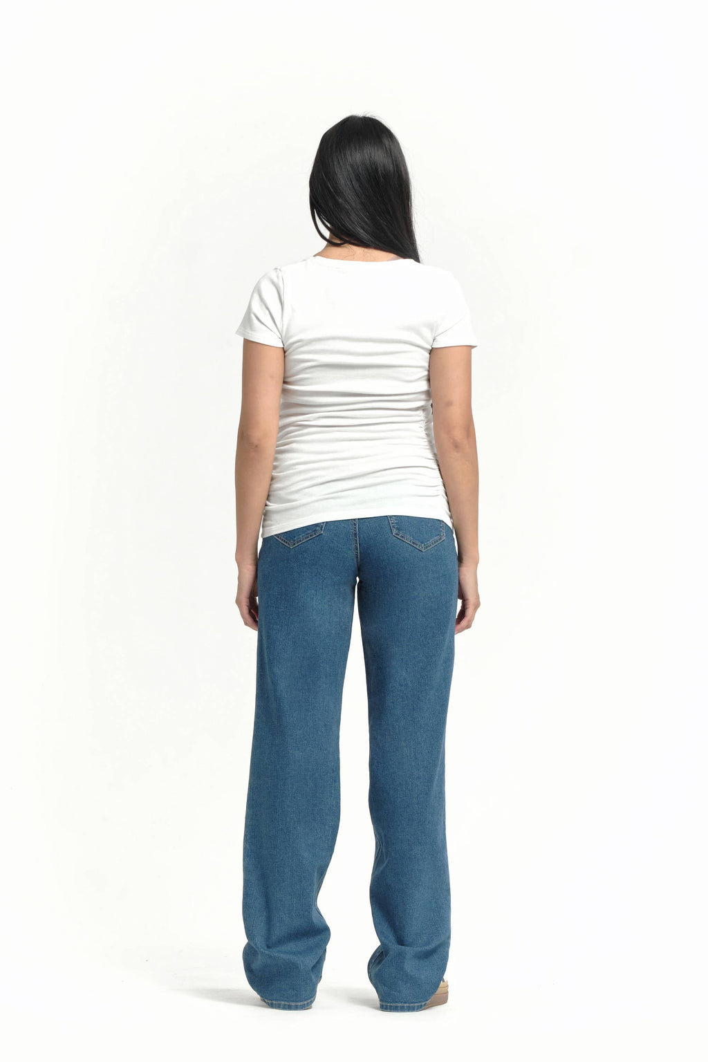 1822 DENIM 34" Baggy Straight leg Jean in Iman