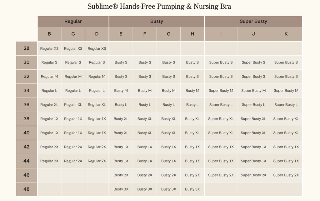 KB Super Busty Sublime® Hands-Free Pumping & Nursing Bra