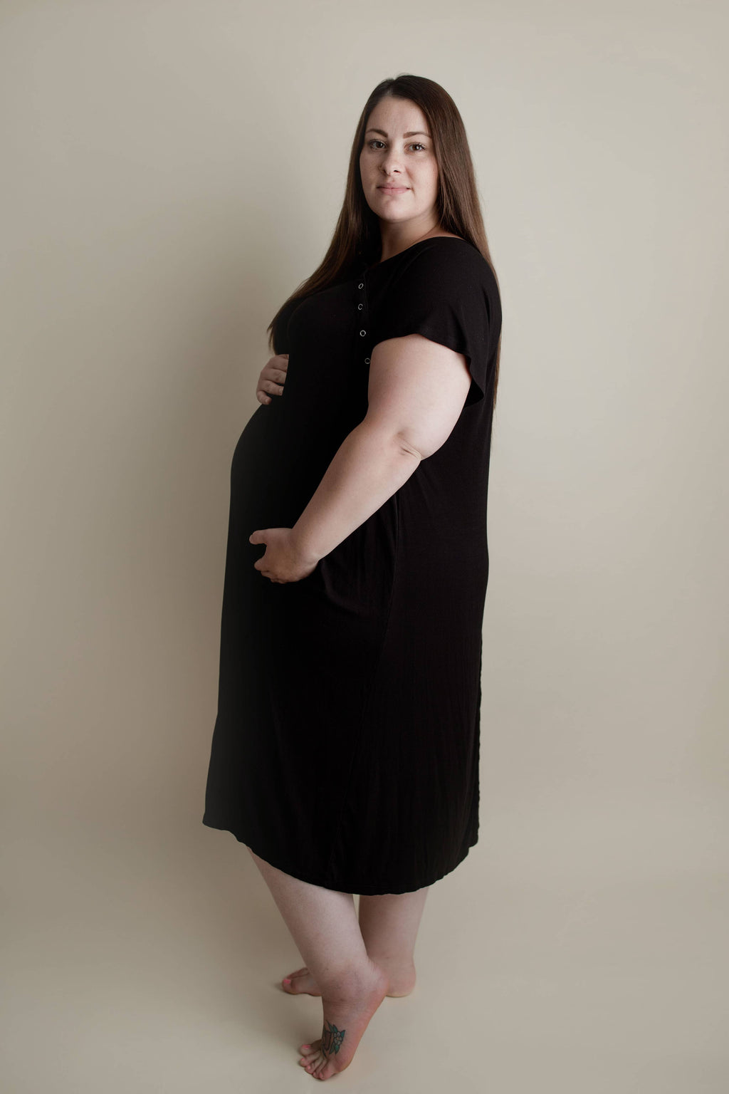 Black Labor ~ Delivery ~ Nursing Gown