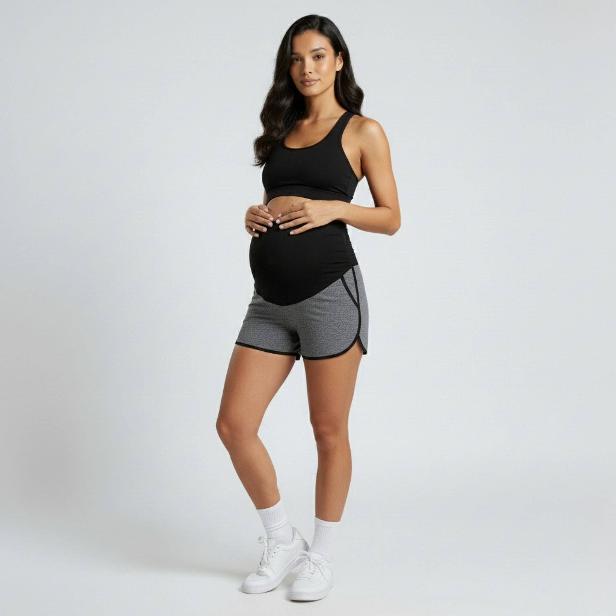 Heather Grey Athletic Shorts