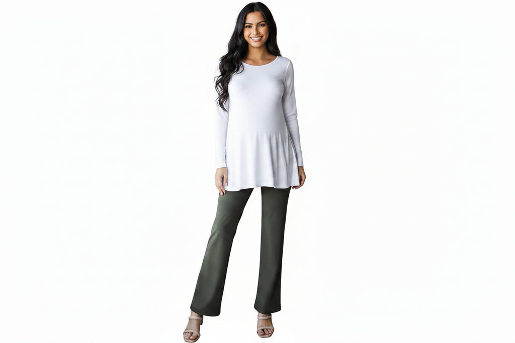 Olive Dressy Under Belly Transition Pants S-XXXL