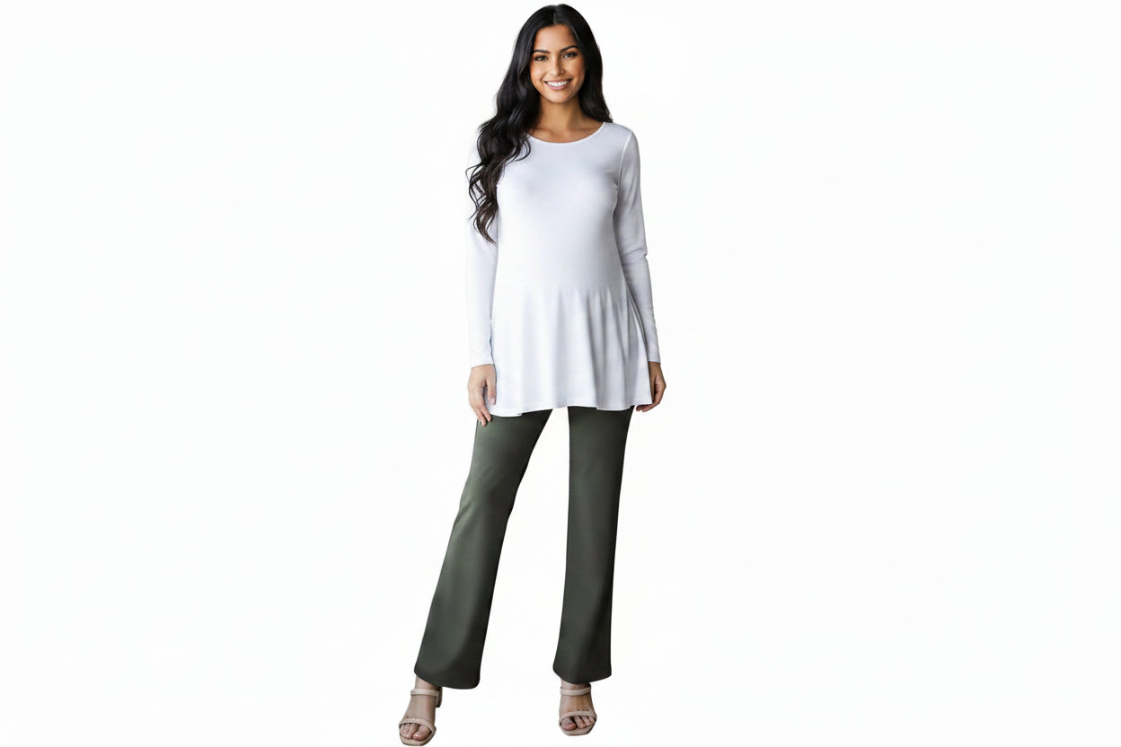 Olive Dressy Under Belly Transition Pants S-XXXL