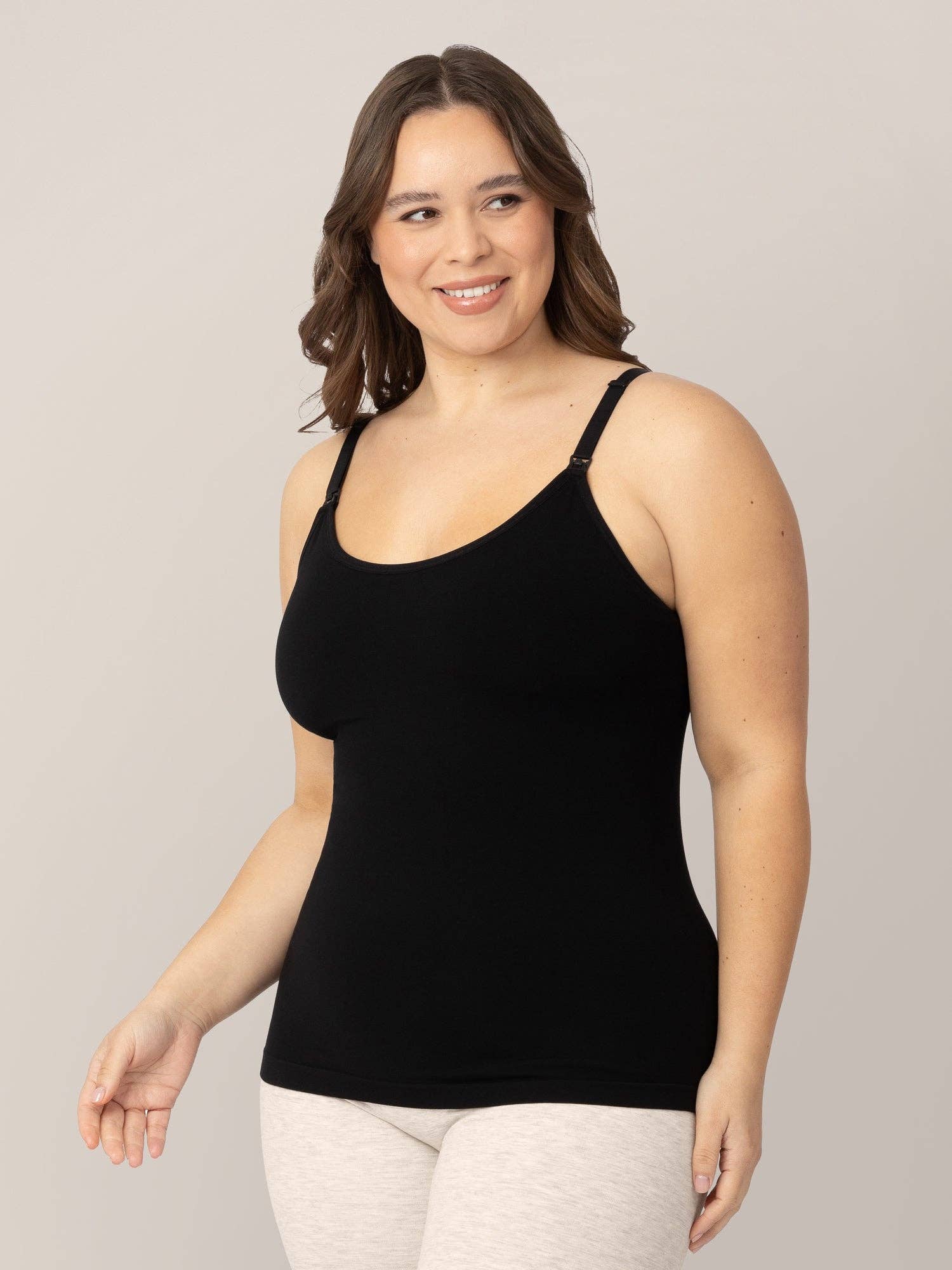 Black Sublime® Bamboo Maternity & Nursing Camisole