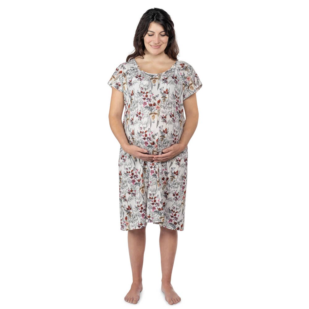 Floral Labor ~ Delivery ~ Nursing Gown