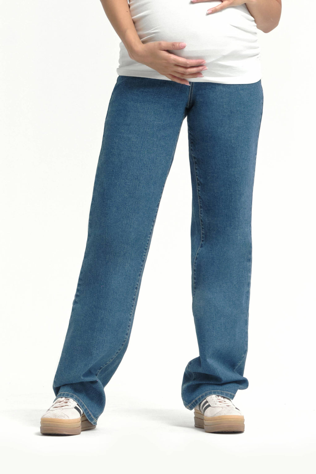 1822 DENIM 34" Baggy Straight leg Jean in Iman