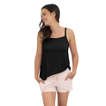 Black Bamboo Lounge Around Nursing & Maternity Tank
