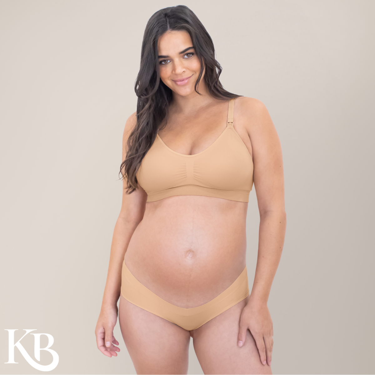Black Hipster Grow with Me Maternity & Postpartum Panty