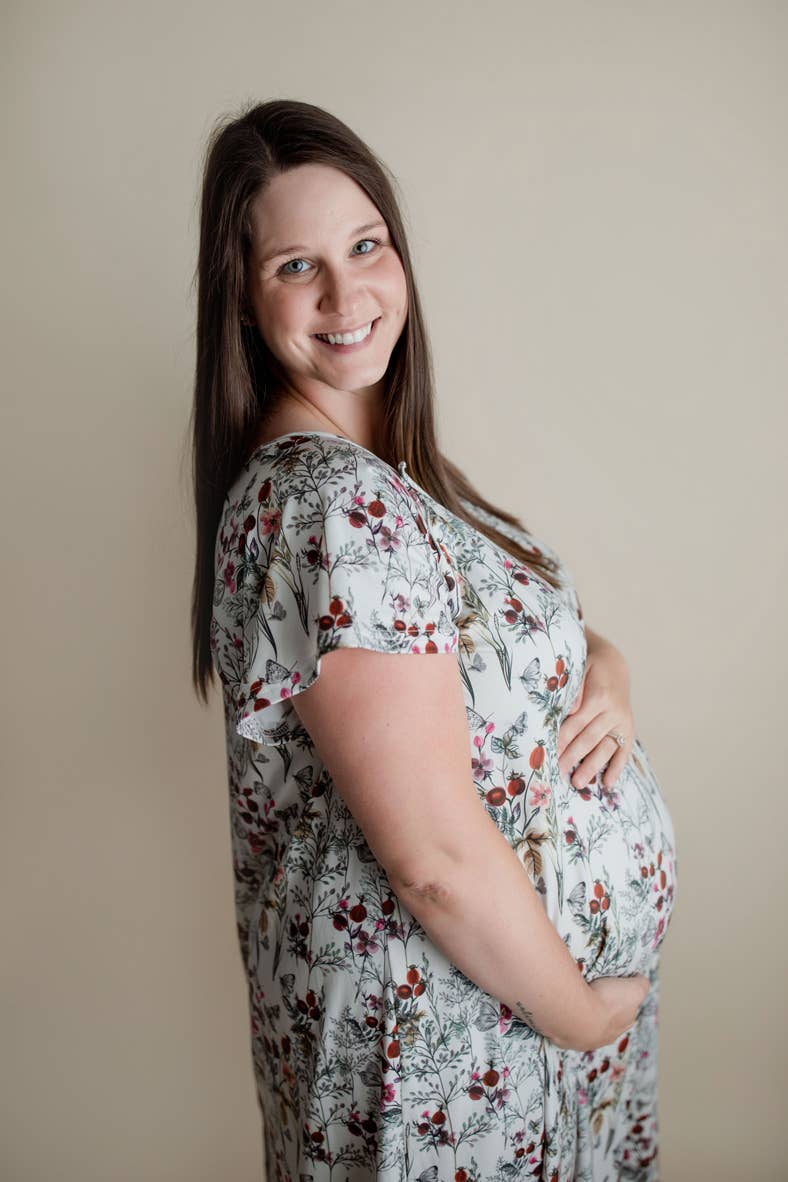Floral Labor ~ Delivery ~ Nursing Gown