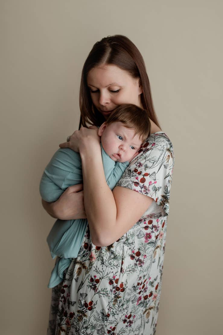 Floral Labor ~ Delivery ~ Nursing Gown