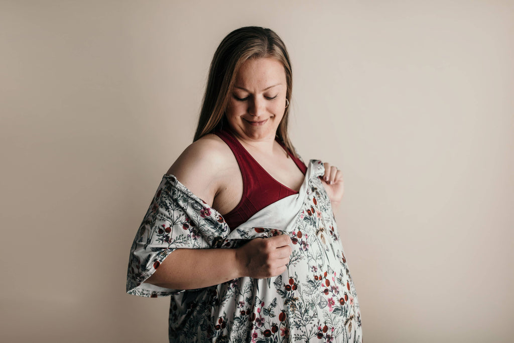 Floral Labor ~ Delivery ~ Nursing Gown