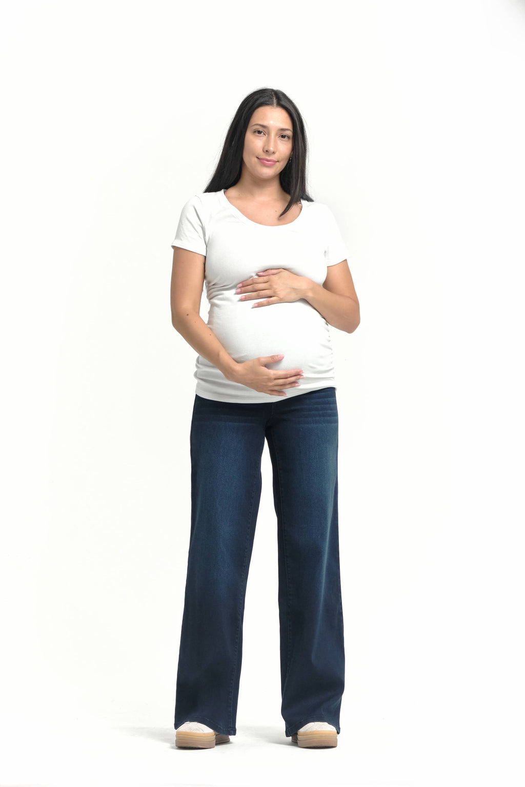 1822 DENIM  32" Better Butter Wide Leg Jean in Yanique