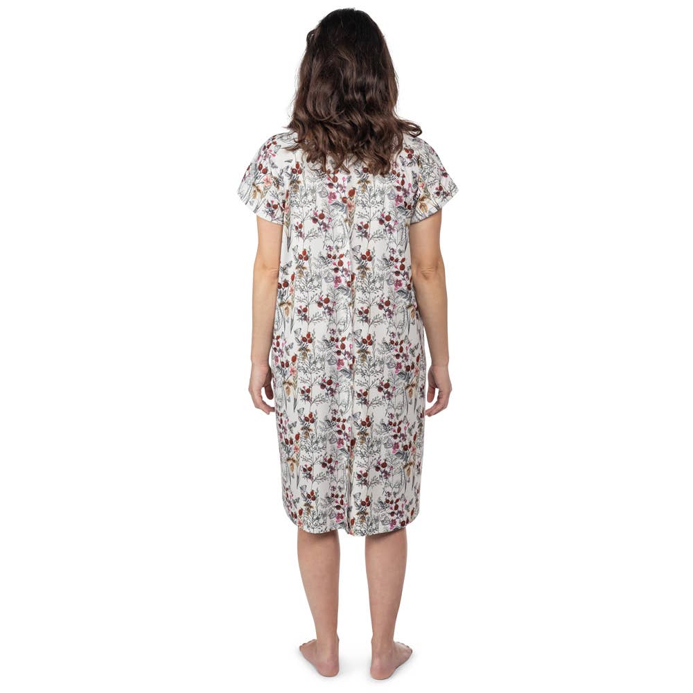 Floral Labor ~ Delivery ~ Nursing Gown
