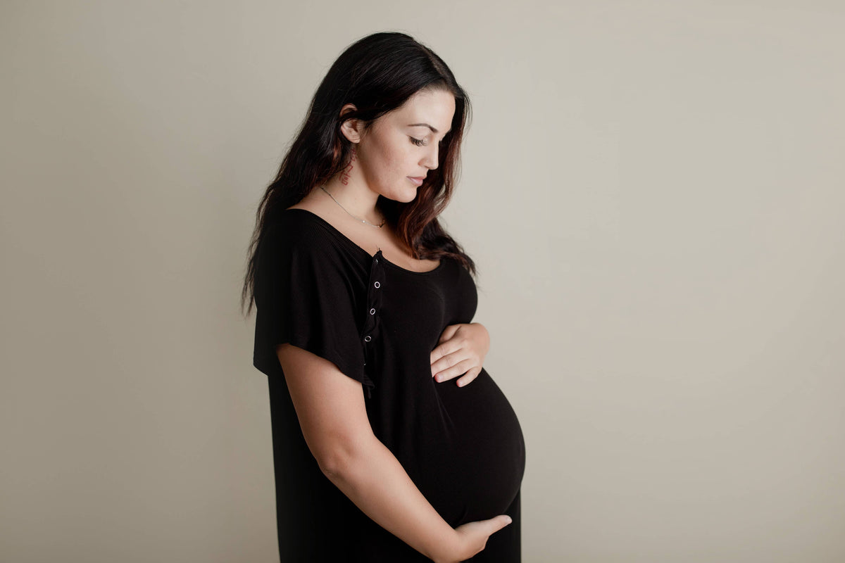 Black Labor ~ Delivery ~ Nursing Gown