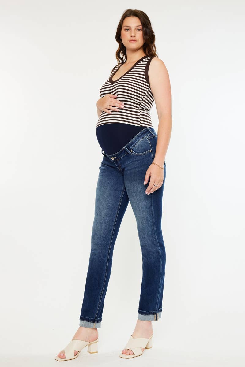 Kan Can Straight Leg Dark Wash Denim