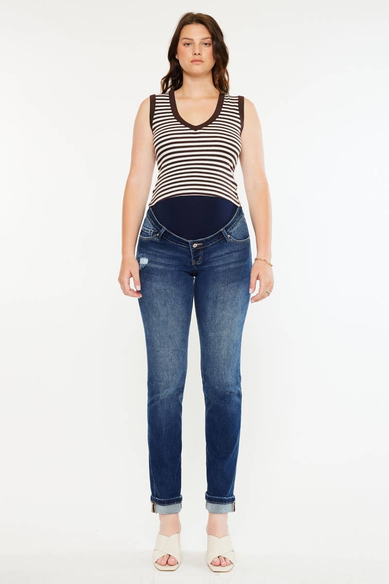 Kan Can Straight Leg Dark Wash Denim