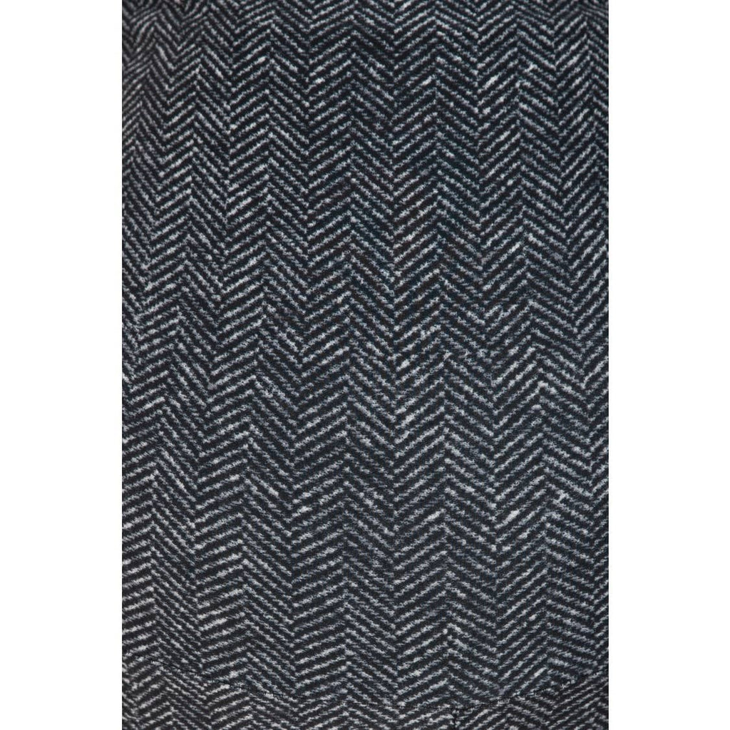 Herringbone Printed Buttery Soft Full Length Ruched Maternity Leggings