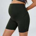 Black Maternity Bike Shorts