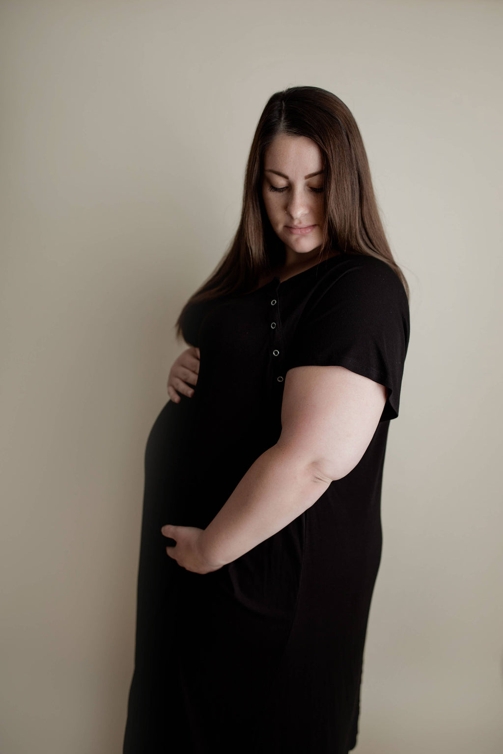 Black Labor ~ Delivery ~ Nursing Gown