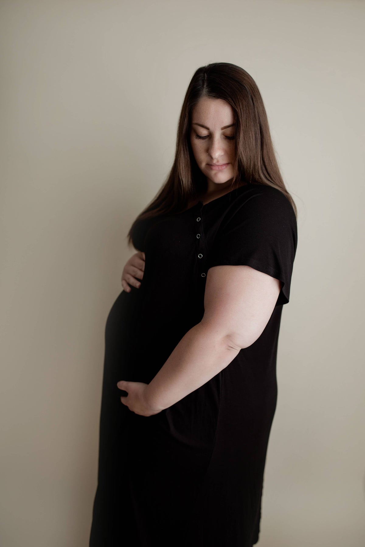 Black Labor ~ Delivery ~ Nursing Gown