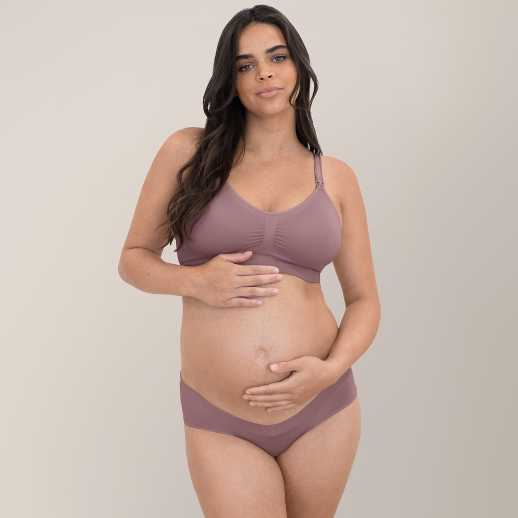 Black Hipster Grow with Me Maternity & Postpartum Panty