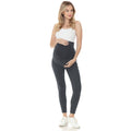 Charcoal Elastic Waist Band  Maternity Jeggings