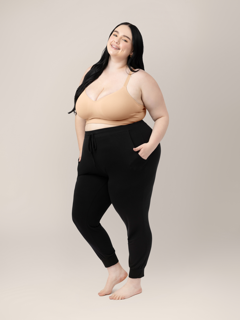 Nude Busty KINDRED FOREVER Everly Wireless Contour Bra NON-NURSING