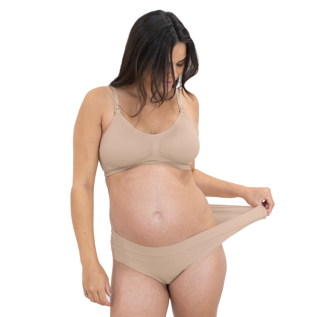 Black Brief Grow with Me Maternity & Postpartum Panty