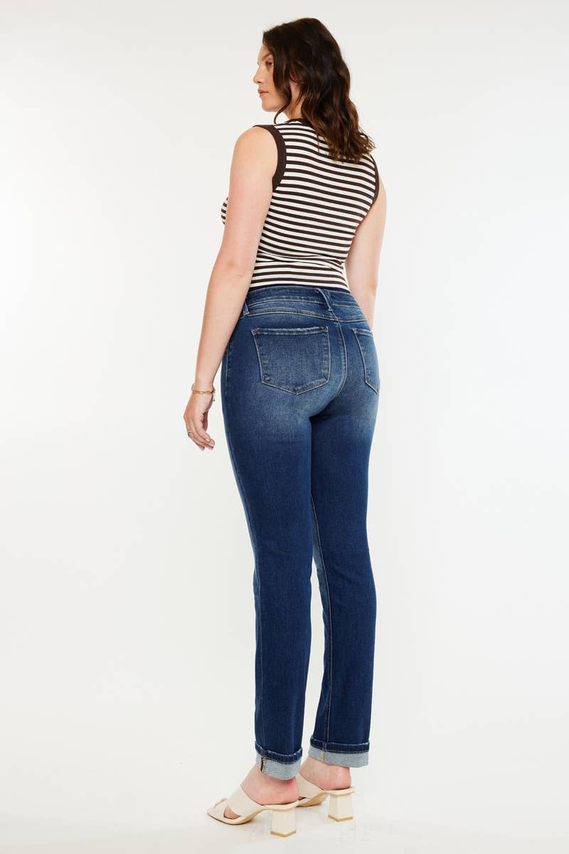Kan Can Straight Leg Dark Wash Denim