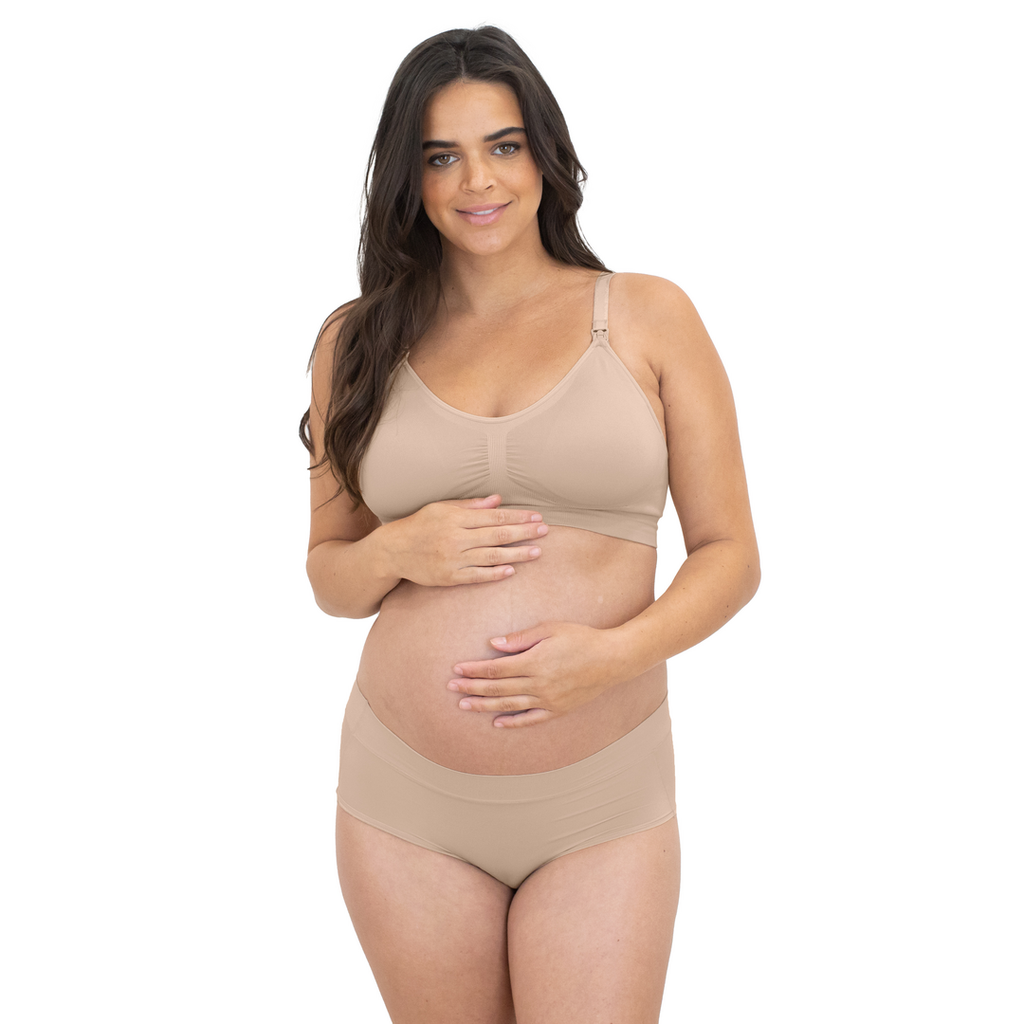 Black Brief Grow with Me Maternity & Postpartum Panty