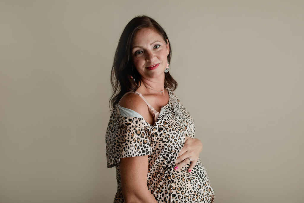 Leopard Labor ~ Delivery ~ Nursing Gown