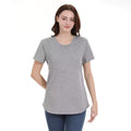Grey Horizontal Zipper Maternity to Nursing tee
