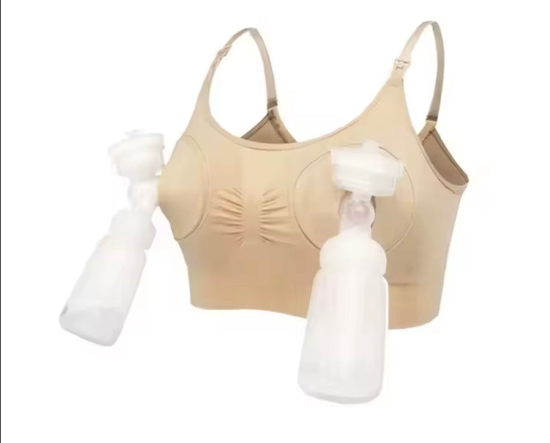 Nude Nursing & Pumping Bra