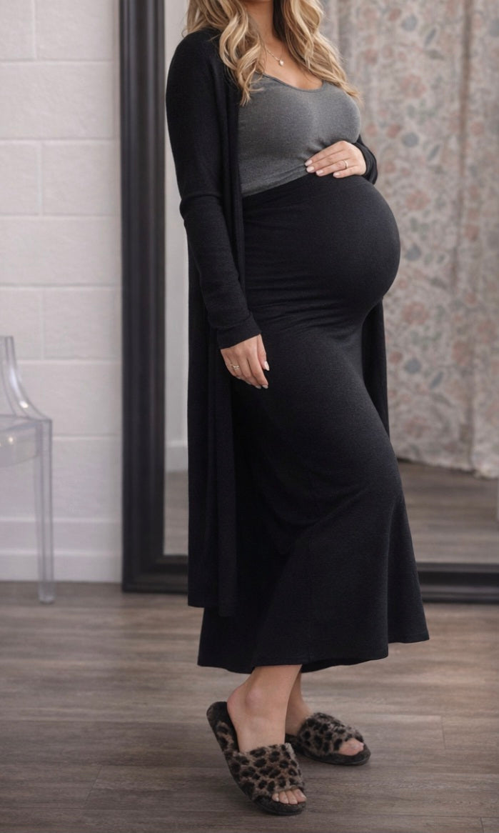 Black Maxi Skirt S-3XL