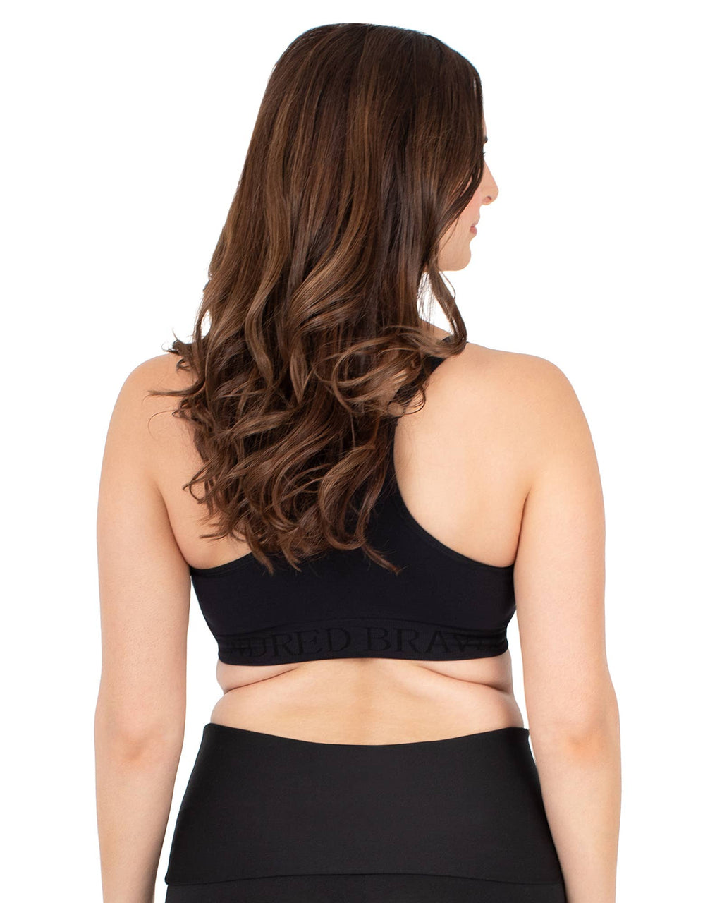 Black Busty Sublime® Low Impact Nursing & Maternity Sports Bra
