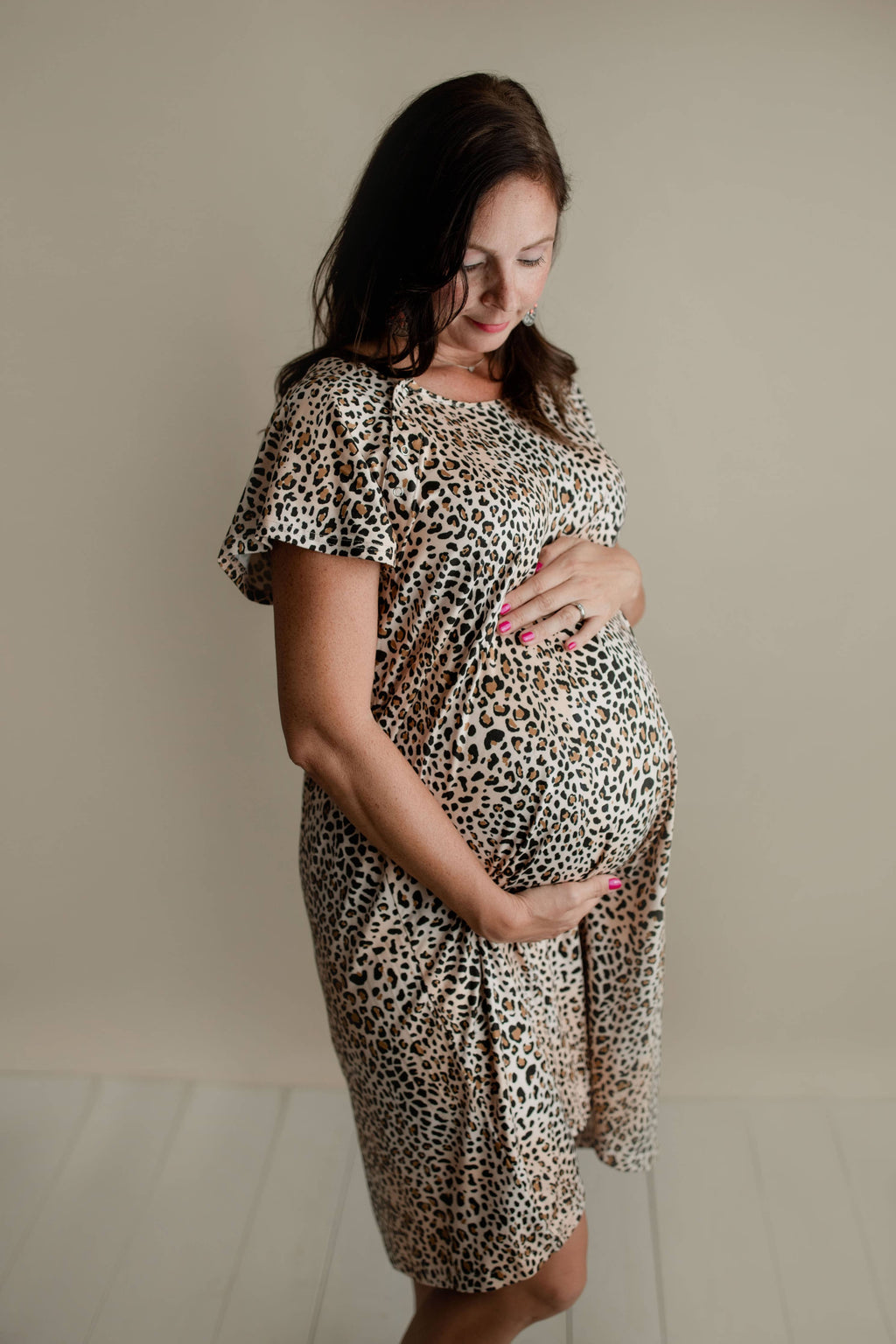 Leopard Labor ~ Delivery ~ Nursing Gown