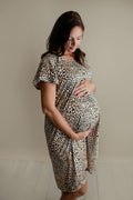 Leopard Labor ~ Delivery ~ Nursing Gown