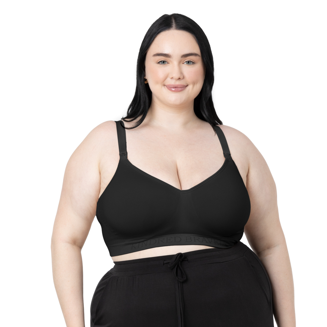 Black Busty Sublime® Contour Nursing & Maternity Bra  fixed padding