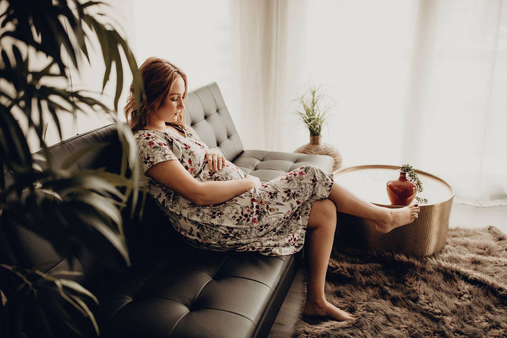 Floral Labor ~ Delivery ~ Nursing Gown