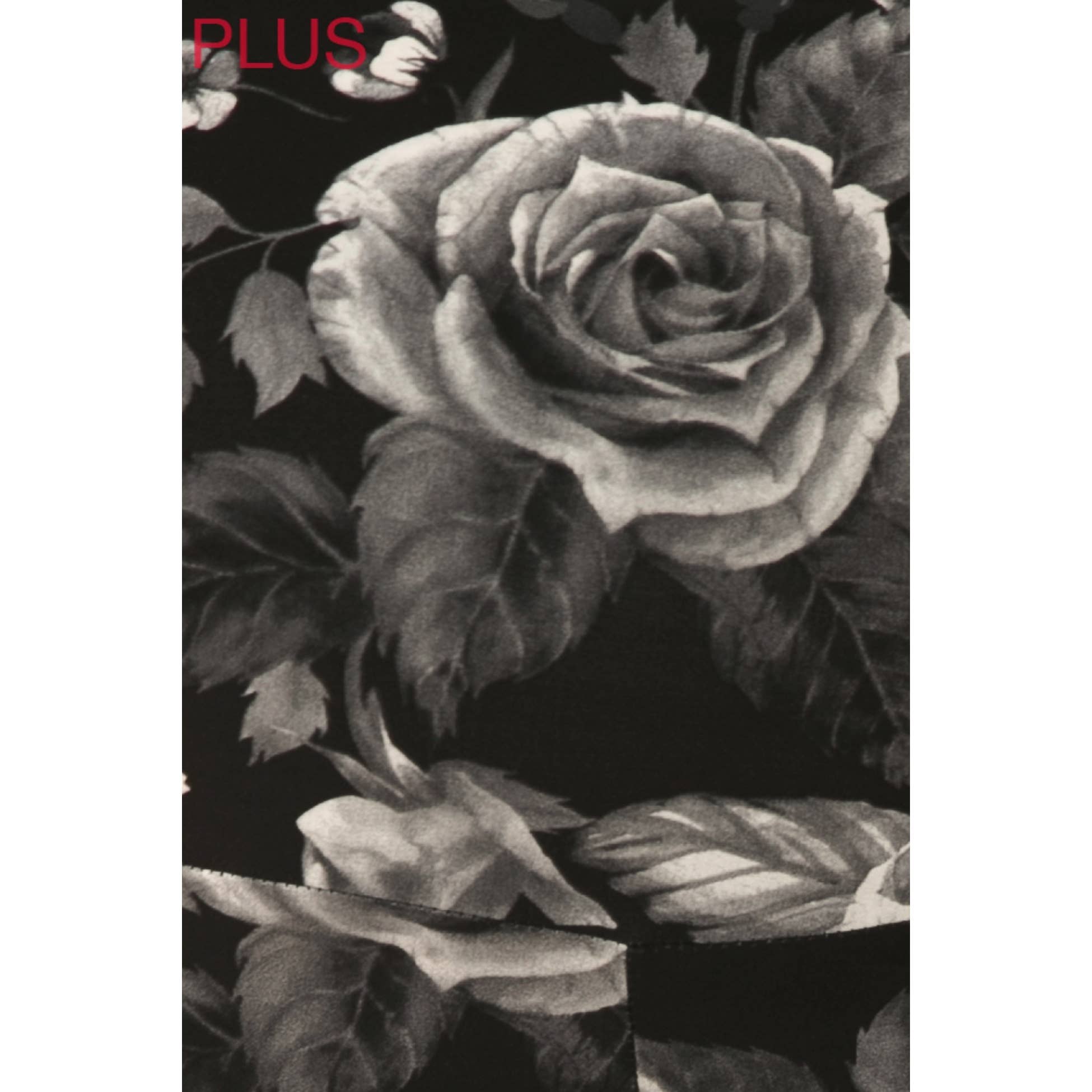 Black Floral Buttery Soft Full Length Ruched Maternity Leggings S-3XL