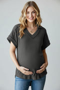 Charcoal Urban Ribbed Top