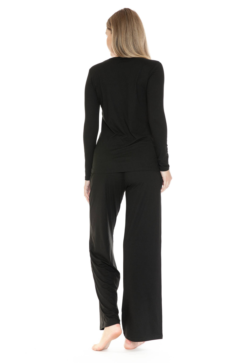 Black Buttery Soft Lounge Set