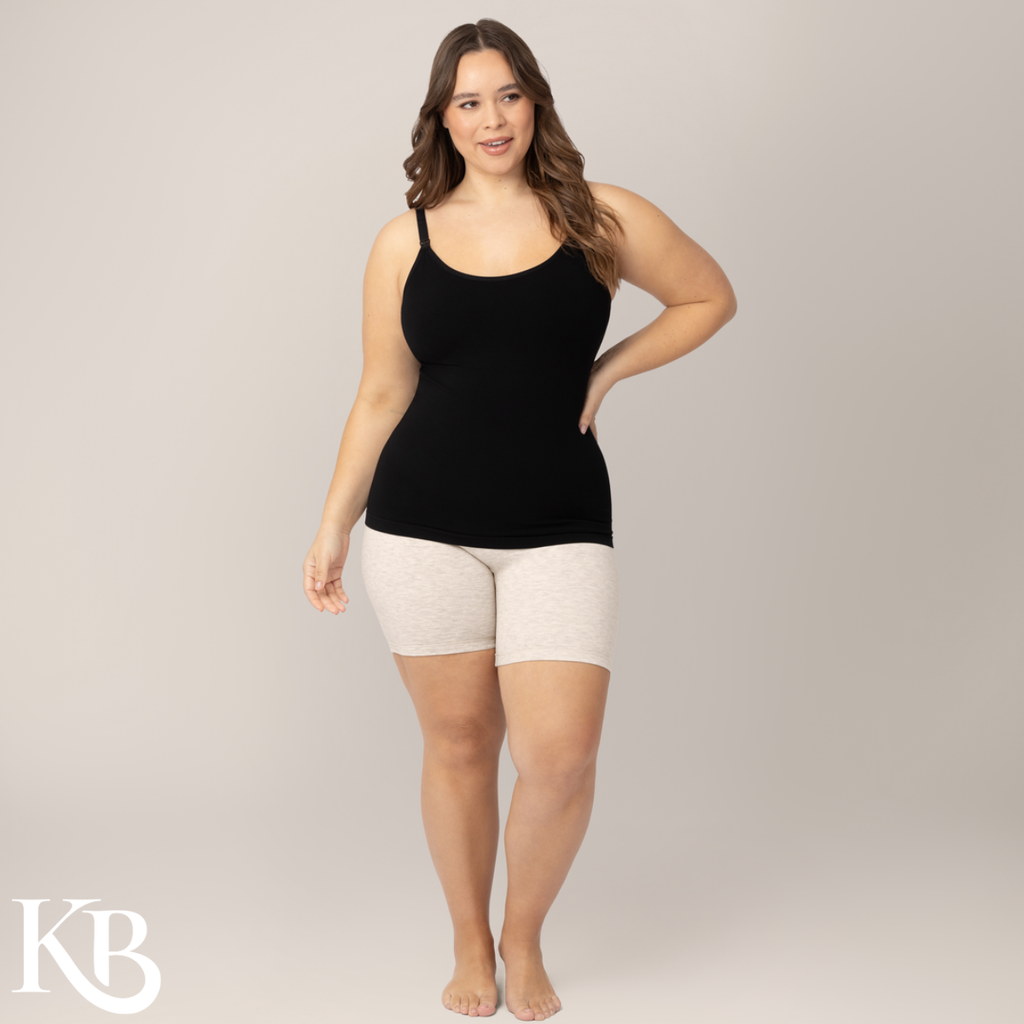 Black Sublime® Bamboo Maternity & Nursing Camisole
