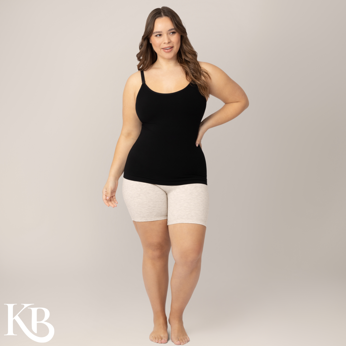 Black Sublime® Bamboo Maternity & Nursing Camisole
