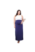 Navy Maxi Skirt