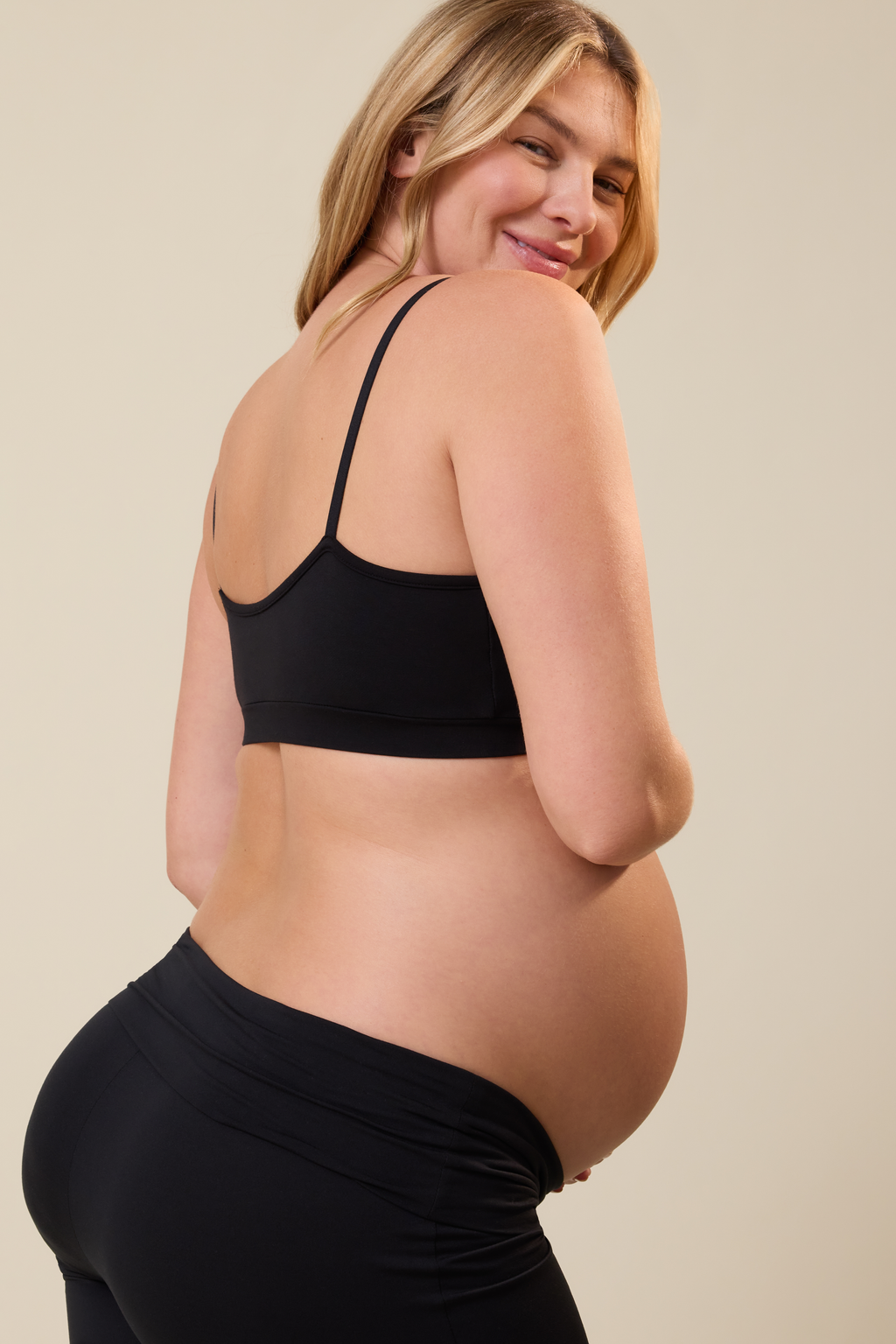 Grey Heather Busty French Terry Maternity & Nursing Bralette